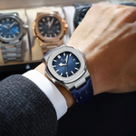Charger l'image dans la galerie, ⌚ PrestigeSquare™ – Montre Carrée de Luxe pour Homme