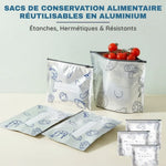 Charger l'image dans la galerie, Sacs de Conservation Alimentaire Réutilisables en Aluminium
