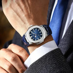 Charger l'image dans la galerie, ⌚ PrestigeSquare™ – Montre Carrée de Luxe pour Homme
