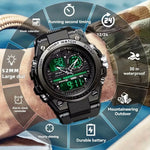 Charger l'image dans la galerie, La Montre Étanche à Double Affichage – Élégance &amp; Puissance Réunies
